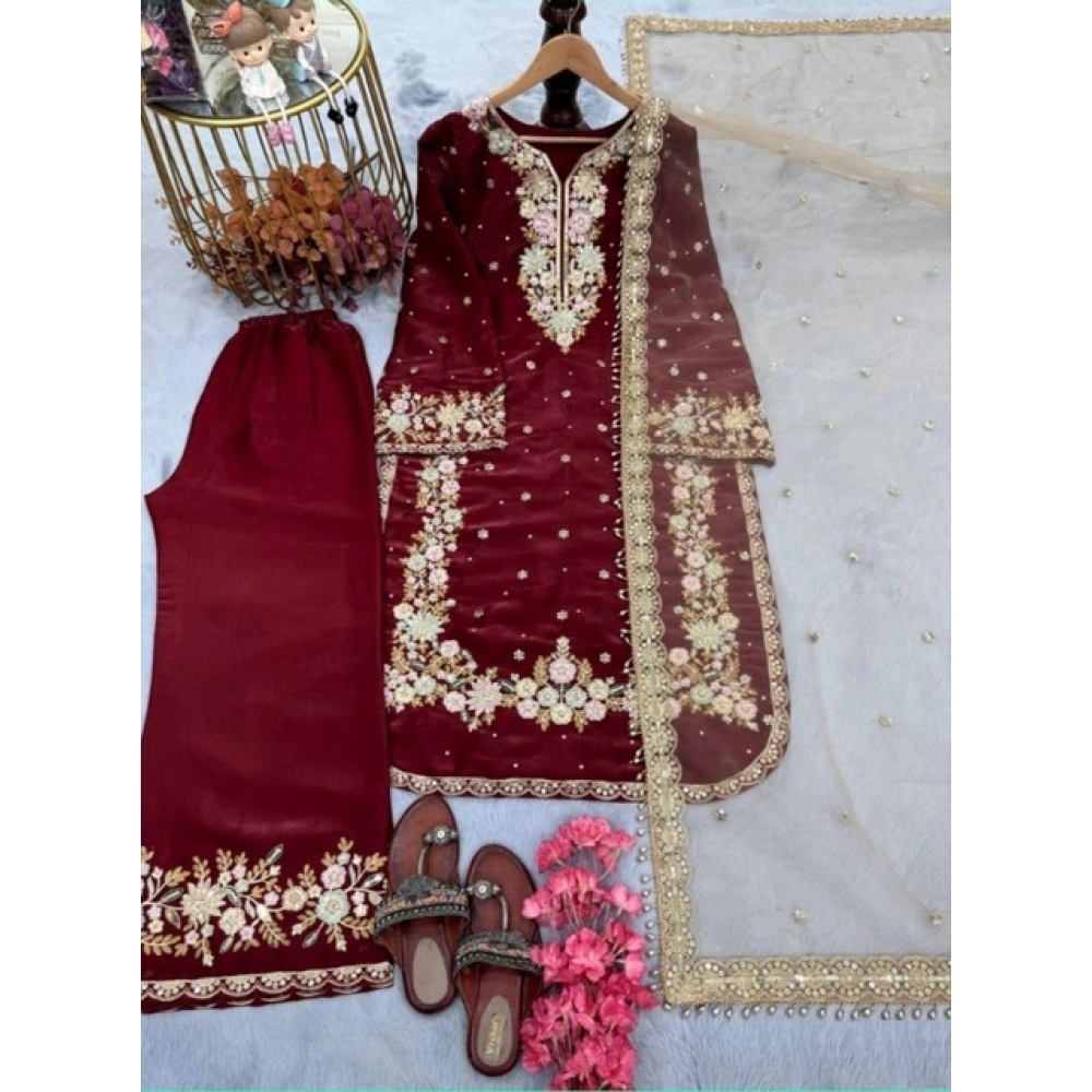 PID-66493-Women-s-Silk-Embroidered-3-4th-Sleeve-Round-Kurti-With-Palazzo-and-Dupatta-Set-Maroon-1-1000x1000-1.webp